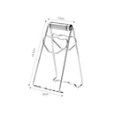 Axyaa Stainless Steel Hot Bowl Clamp Gripper Utensil Foldable Pot Plate Tongs
