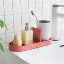 Axyaa Drain Storage Rack Sponge Soap Holder - Bathroom & Kitchen Organizer