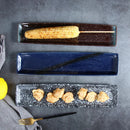 Axyaa Ceramic Long Plate for Sushi Snacks & Desserts