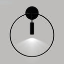 Axyaa Minimalist Line Ring Wall Lamp for Living Room Porch Background Decor