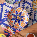 Axya Porcelain Soup Plate Set, Aladin Style, 21cm, Service for 4/8/12