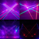 Axyaa 6X500MW Beam Linear Strobe Moving Head Light for Bars, KTV, Stage Lighting