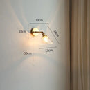 Axyaa Green Glass LED Wall Lights with Pull Chain Switch