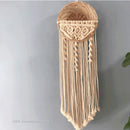 Axyaa Round Flower Pot Macrame Wall Hanging for Bohemian Room Decor