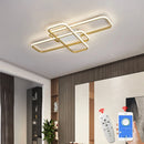 Axyaa Modern LED Ceiling Light for Living Room, Bedroom & Study, Black/Gold Color, AC85-265V