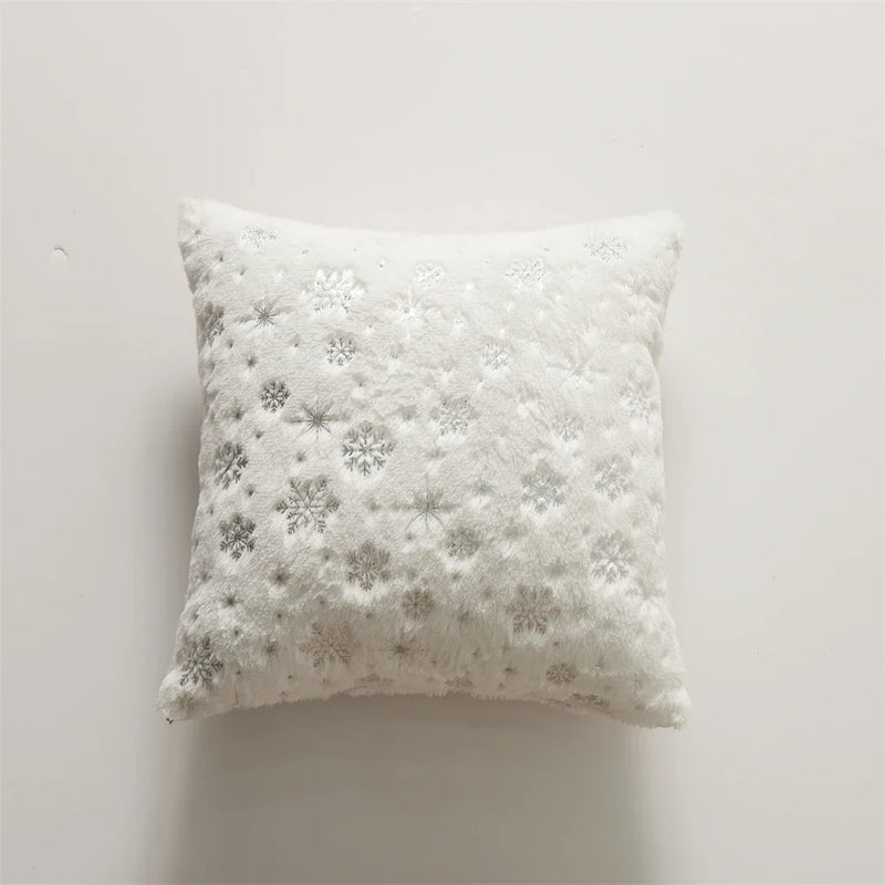 Axyaa Christmas Pillow: 18x18 Nordic Home Decorative Plush Cushion