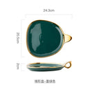 Axyaa Ceramic Dessert Bowl - Elegant Table Decoration for Home and Hospitality
