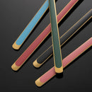Axyaa Stainless Steel Long Coffee Spoon Set Vintage Tableware Teaspoons Dessert Ice Cream