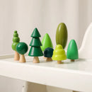 Axya Forest Trees Wooden Building Blocks for Children's Creative Play
