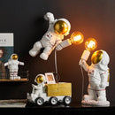 Axyaa Astronaut Table Lamp: Modern Resin Space Man LED Wall Light