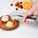 Axyaa Stainless Steel Garlic Press Crusher Ginger Grinder Kitchen Tool