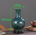 Axyaa Blue White Porcelain Antique Ceramic Vase Home Table Decor Pot Craft