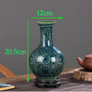 Axyaa Blue White Porcelain Antique Ceramic Vase Home Table Decor Pot Craft