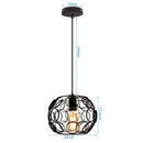 Axyaa Industrial Cage Pendant Light for Kitchen Living Room Bedroom