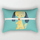 Axyaa Velvet Lumbar Pillow Cover for Sofa and Bedroom