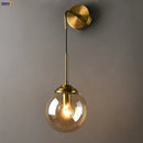 Nordic Glass Ball LED Wall Lamp by Axyaa - Modern Bedroom, Bathroom, Stair Lighting