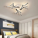Axyaa Modern LED Chandelier - White/Black - Living Room Bedroom Fixtures