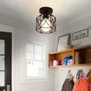 Axyaa Iron Frame Pendant Light for Kitchen Dining Room Living Room