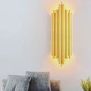 Axya Golden LED Tube Wall Light for Indoor Decor Lighting