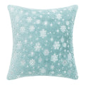 Axyaa Snowflake Flocked Cushion Cover 40x40 50x50