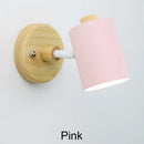 Axyaa Wooden GU10 Wall Lamp in 6 Colors - Nordic Indoor Wall Light