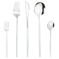 Axyaa Mint Green Stainless Steel Cutlery Set | 5pcs Knife Fork Spoon Flatware Tableware