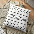 Axyaa Stripe Cushion Cover 45x45 Soft Pillow Cover for Living Room Sofa Nordic Home Decor