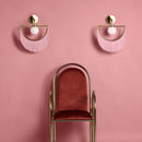 Axyaa Tassel Glass Ball Wall Lamp - Pink Nordic Design for Living Room Lighting