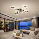 Axyaa Modern LED Dimmable Ceiling Chandeliers for Home Decor Lighting