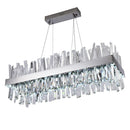 Axyaa Luxury Modern LED Crystal Chandelier in Chrome/Gold, Dinning Room Living Room Lighting