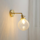 Axyaa Copper Wall Lamp Gray Glass Ball LED Stair Light Nordic Modern Design