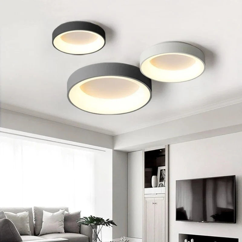 Axya LED Round Ceiling Lights: Modern Home Decor Lamps for Bedroom, Kitchen, Living Room