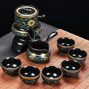 Axya Ceramic Chinese Tea Set for 6 People, Complete Kung Fu Travel Teacup Set