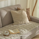 Axyaa Faux Fur Pillow Cover 45*45 Nordic Home Decor Sofa Living Room Cozy Plush Pillowcases