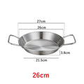 Axyaa Stainless Steel Cookware Set with Double Handles & Storage Tray