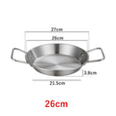 Axyaa Stainless Steel Cookware Set with Double Handles & Storage Tray
