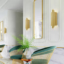 Axya Golden LED Tube Wall Light for Indoor Decor Lighting