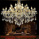 Axyaa Luxury Crystal Villa Chandelier - Modern Big Lustres