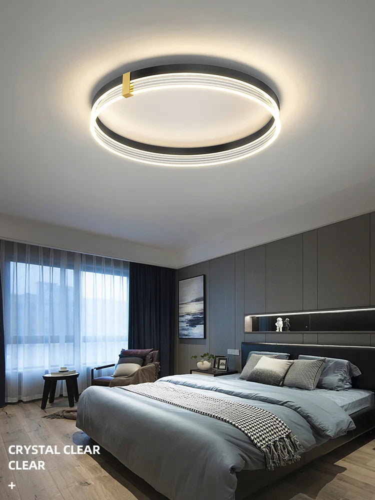 Axyaa Nordic Light Luxury Ceiling Lamp: Modern, Simple, Elegant for Living Room, Dining, Bedroom