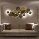Axyaa Nordic Gold Wall Sconce Modern Home Decor Lighting