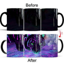 Axyaa Magic King Tiger Color Changing Mug 11oz - Creative Ceramic Coffee Cup