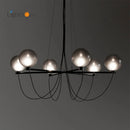 Axya Nordic Glass Chandelier for Living Room, Dining Room, Villa, and Clothing Store