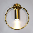 Axyaa Scandinavian Modern Bedside LED Lamp Wall Lights Gold Black Indoor Decor