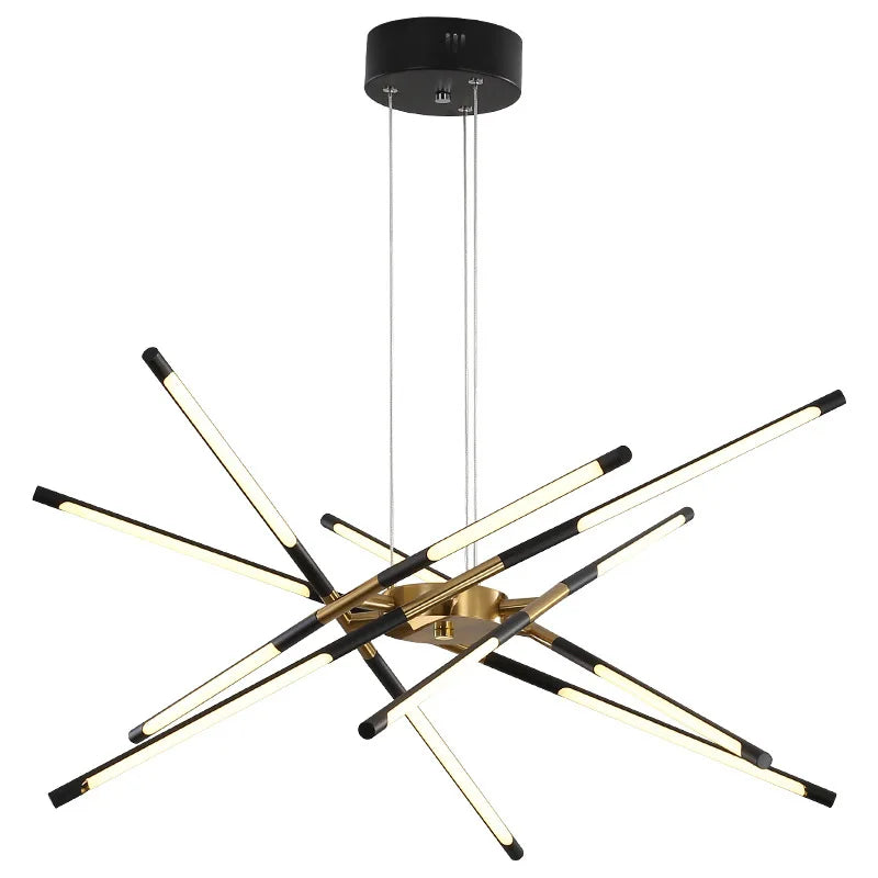 Axya Light Luxury Chandelier: Simple, Creative, Nordic Lamps for Dining Room and Bedroom