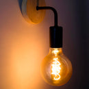 Axyaa Minimalist Wood Art Wall Lamp for Modern Nordic Decor