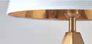 Axyaa Gold Table Lamps for Living Room & Bedroom - Modern E27 Bedside Lamp