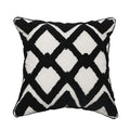 Axyaa Geometric Tufted Cushion Cover, Black and White, Home Decor, 45x45cm, 30x50cm