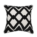 Axyaa Geometric Tufted Cushion Cover, Black and White, Home Decor, 45x45cm, 30x50cm