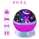 Axya Star Moon LED Night Light Projector for Kids' Bedroom & Nursery