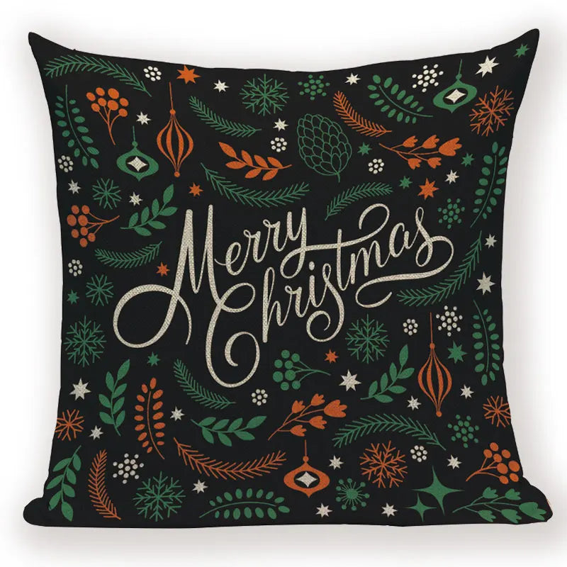Axyaa Christmas Bed Linen Pillowcase Set for Home Decor and Gifts